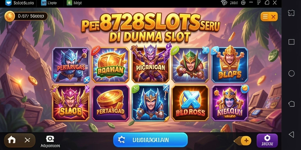 Tampilkan momen seru dalam pertarungan slot di 8728SLOTS.
