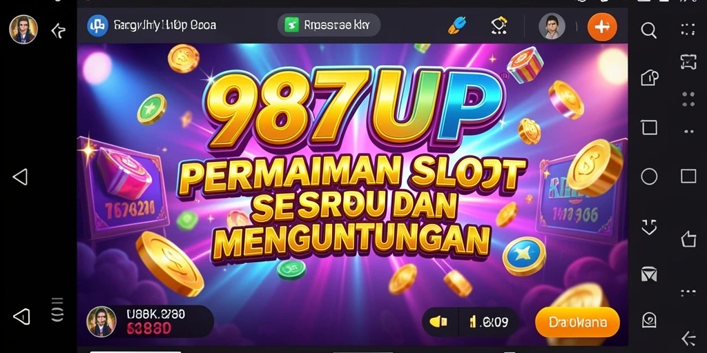 Tampilan gameplay slot 987UP yang menarik dan mengasyikkan.