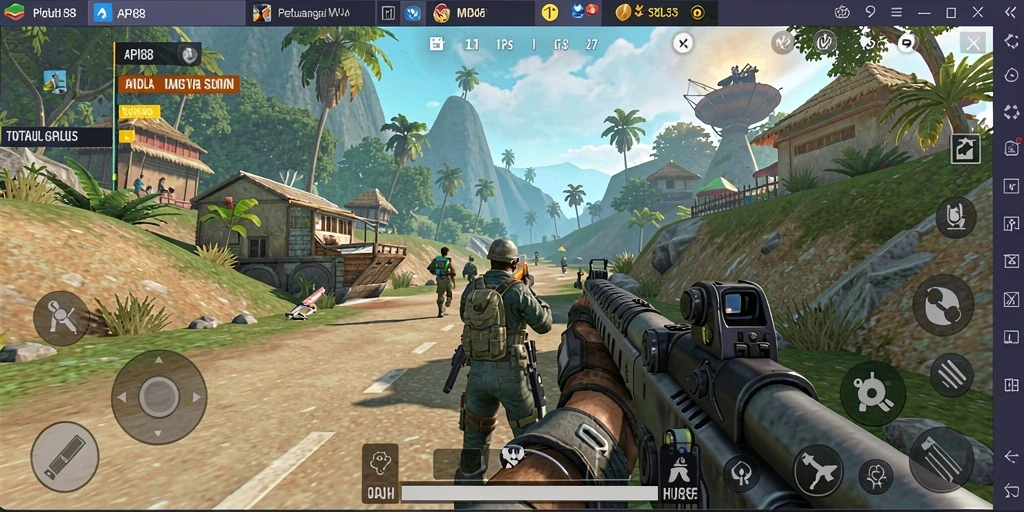 Tangkapan layar gameplay menarik API88 dengan aksi pertarungan yang seru.