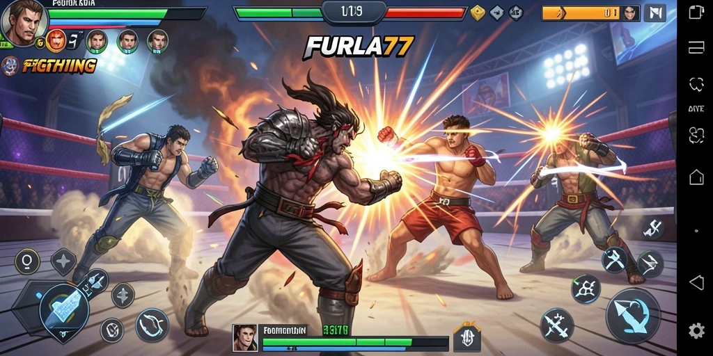 Gameplay seru dari FURLA77 dengan pertarungan epik.
