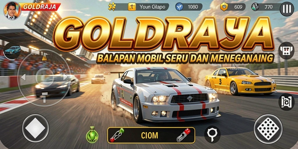 Tampilan gameplay dari GOLDRAJA yang menegangkan dan penuh aksi.
