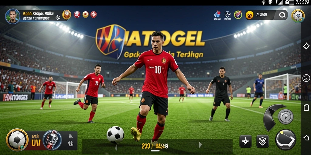 Tampilan seru INATOGEL dalam pertandingan sepak bola.