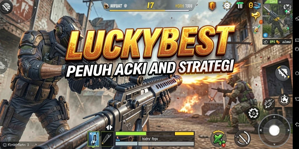 Tampilan gameplay <strong>LUCKYBEST</strong> yang penuh aksi dan strategi.