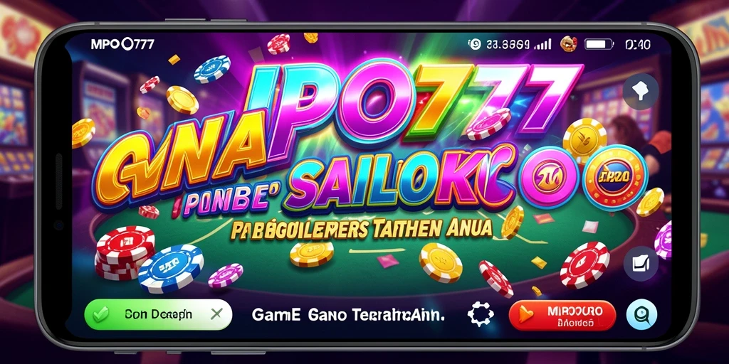 Tampilan menarik dari gameplay MPO777 yang penuh aksi Kasino.