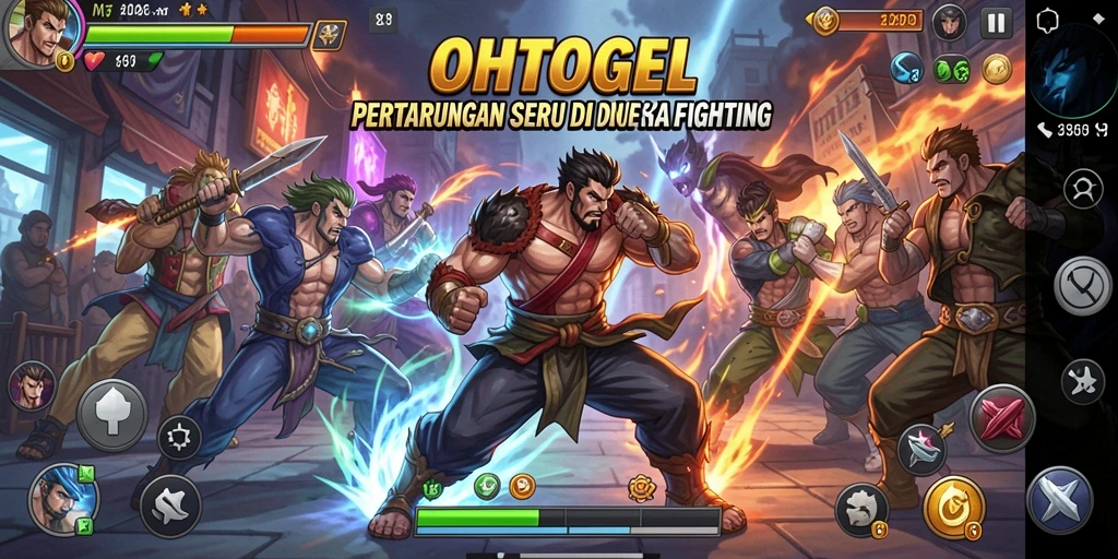 Tampilkan aksi bertarung seru di OHTOGEL dengan karakter yang dinamis.