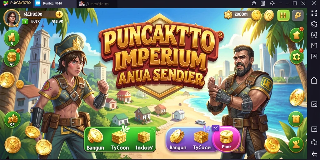 Tampilan menarik PUNCAKTOTO saat membangun bisnis Tycoon.