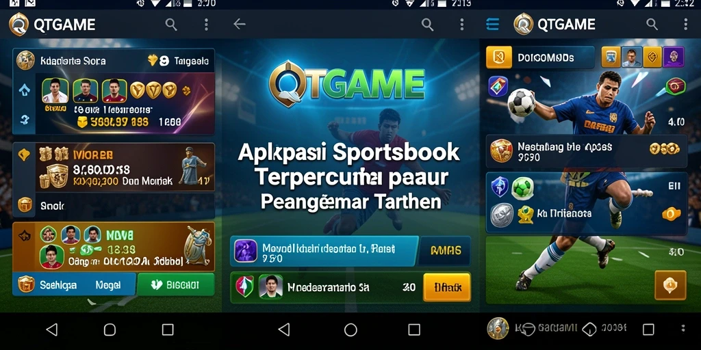 Tampilan menarik dari aplikasi Sportsbook QTGAME.