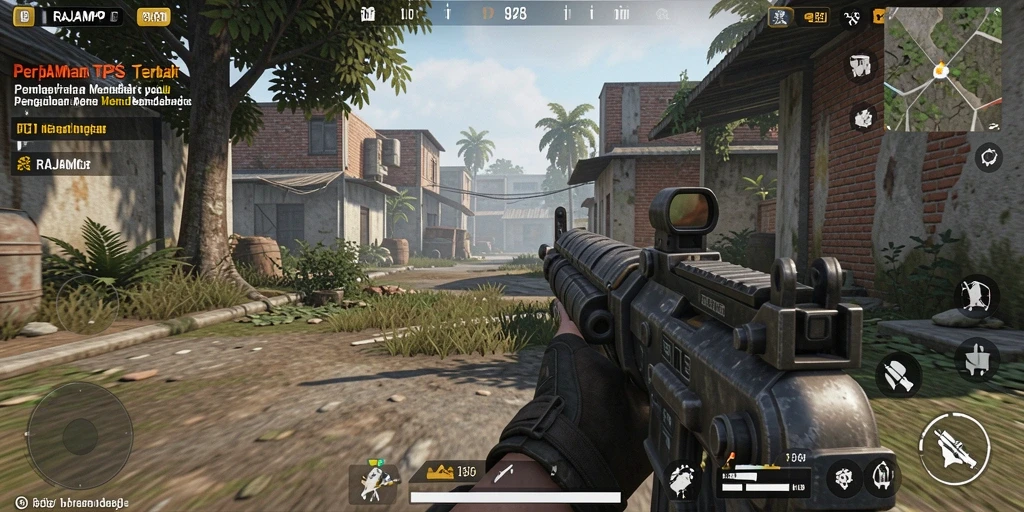 Tampilan gameplay RAJAMPO yang mendebarkan dan intens.