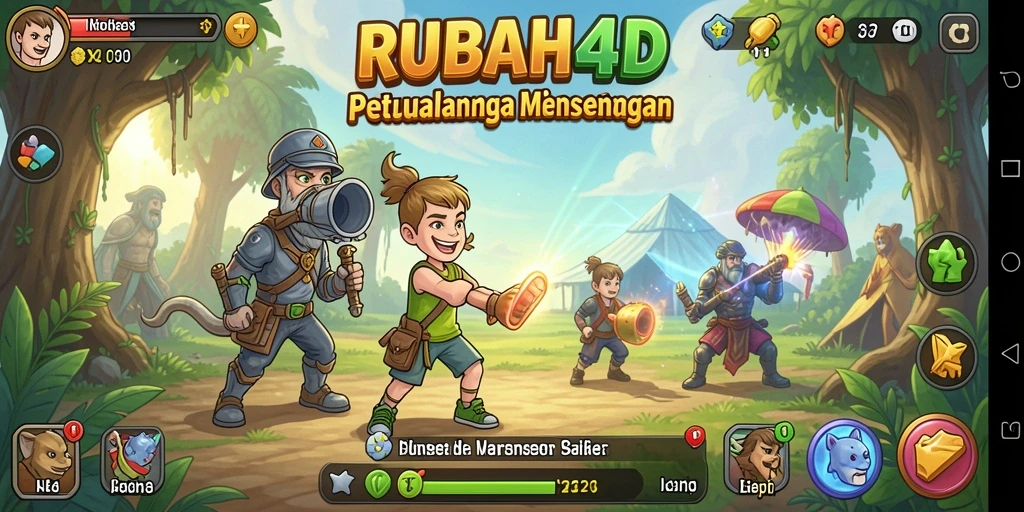 Tampilan gameplay RUBAH4D yang seru dan mengasyikkan.