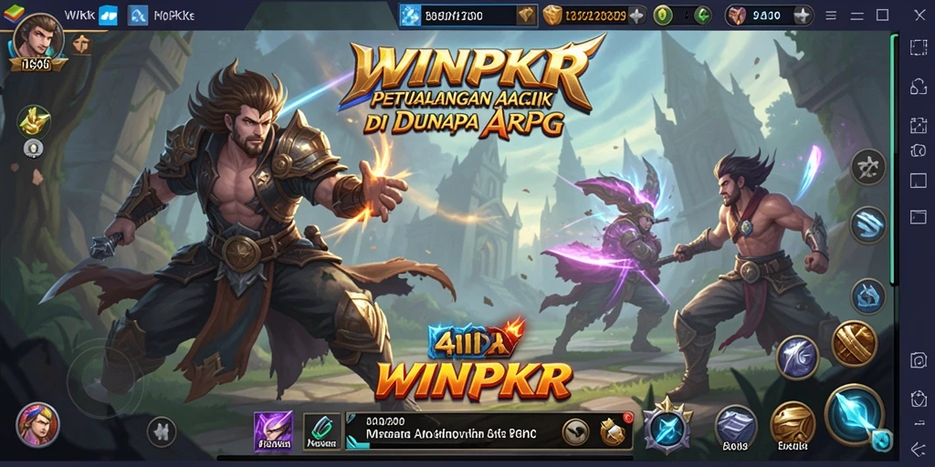 Gameplay seru dan menegangkan di dunia <strong>WINPKR</strong> yang luas.